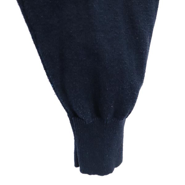 RALPH LAUREN ラルフローレン 長袖 Vネック コットンニット セーター L ネイビー メンズ