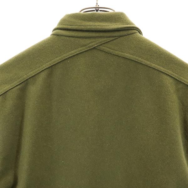 ウール 長袖 ミリタリージャケット M カーキ メンズ