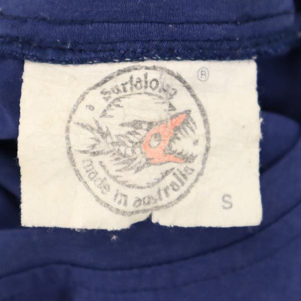 SURFALONG オールド バックプリント 半袖 Tシャツ S ネイビー メンズ