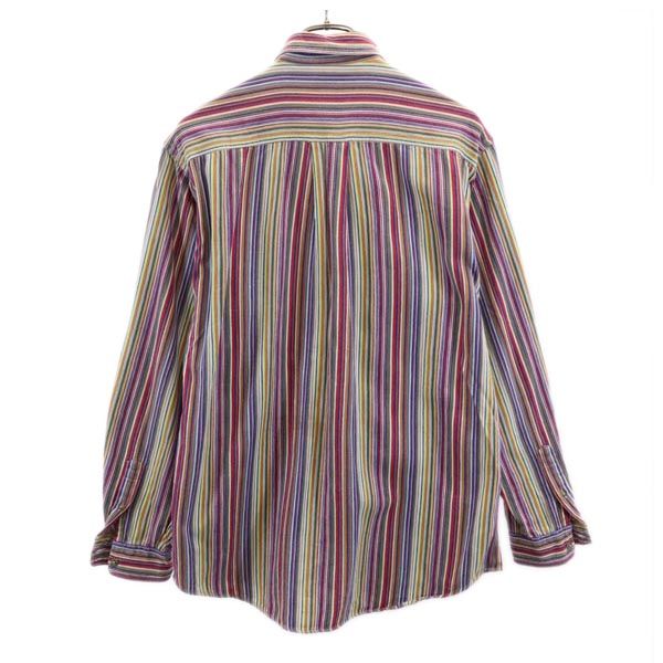 Cambridge Classics ケンブリッジクラシック ストライプ柄 長袖 ボタンダウンシャツ M メンズ