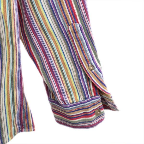 Cambridge Classics ケンブリッジクラシック ストライプ柄 長袖 ボタンダウンシャツ M メンズ