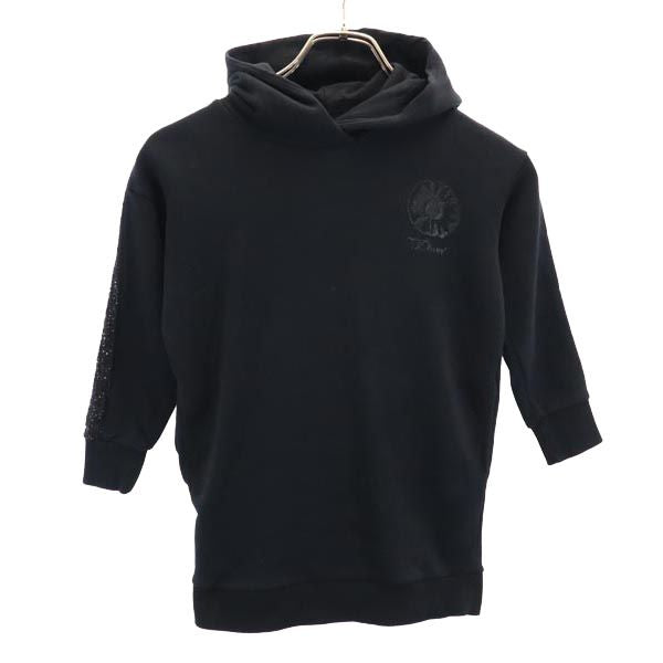 DIESEL ディーゼル スウェットパーカー 4 黒 裏起毛 キッズ