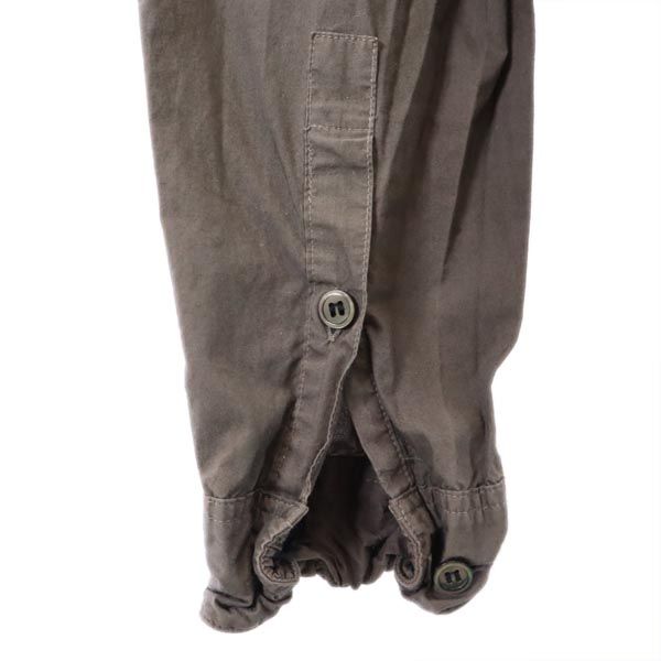 アンダーカバー 日本製 長袖 アシンメトリー シャツ 2 ブラウン系 UNDERCOVER 変形 レディース