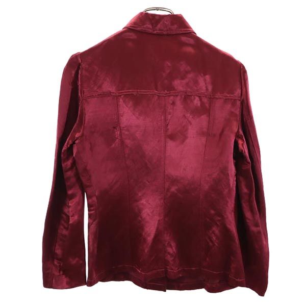 Capucine Puerari カプチーヌピュエラリ リネンブレンド 長袖 シャツ 1 ワイン レディース