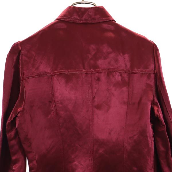 Capucine Puerari カプチーヌピュエラリ リネンブレンド 長袖 シャツ 1 ワイン レディース