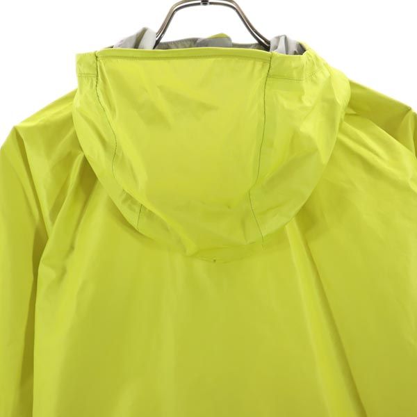 mont-bell モンベル アウトドア ナイロンジャケット XS イエロー 収納袋付き メンズ
