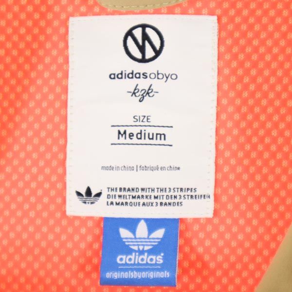 adidas アディダス ジャケット M ベージュ系 obyo メンズ