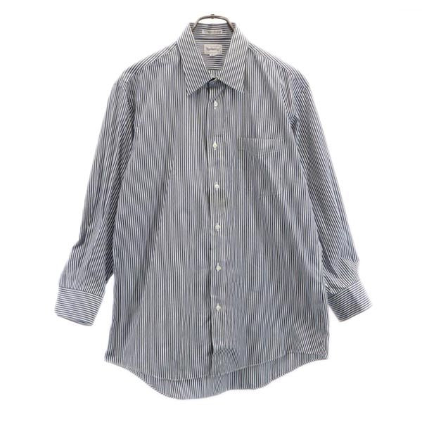 Burberrys バーバリーズ 90s オールド ストライプ 長袖 シャツ 42-80 ブルー系 メンズ