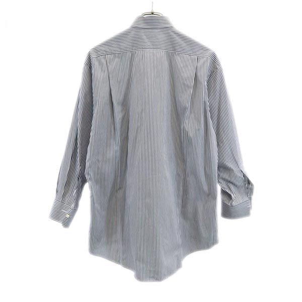 Burberrys バーバリーズ 90s オールド ストライプ 長袖 シャツ 42-80 ブルー系 メンズ