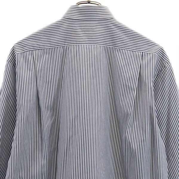 Burberrys バーバリーズ 90s オールド ストライプ 長袖 シャツ 42-80 ブルー系 メンズ