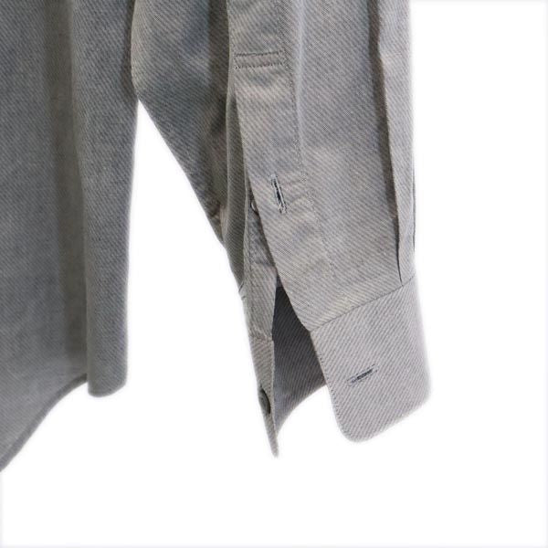 LANVIN ランバン 日本製 長袖 シャツ M グレー系 メンズ
