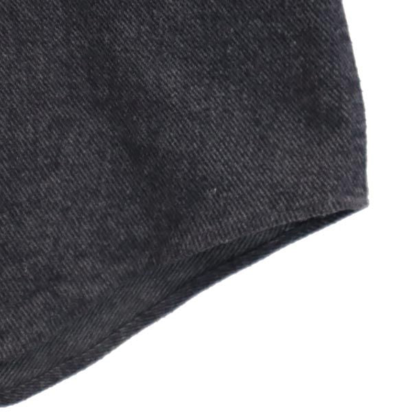 ETRO エトロ イタリア製 長袖 ボタンダウンシャツ 38 グレー系 レディース