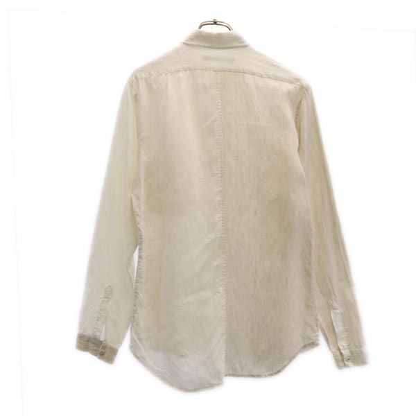 マッハゴーゴー 長袖 リネン シャツ S ベージュ系 メンズ