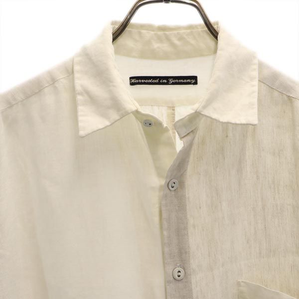 マッハゴーゴー 長袖 リネン シャツ S ベージュ系 メンズ
