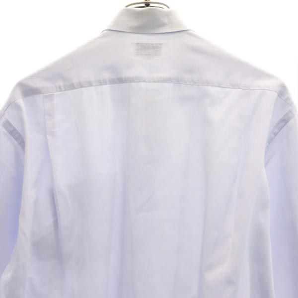 Burberrys バーバリーズ 90s オールド リネンブレンド 長袖 シャツ 42 ブルー系 メンズ