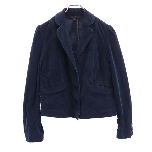 MARC BY MARC JACOBS マークバイマークジェイコブス コーデュロイジャケット 6 ネイビー レディース