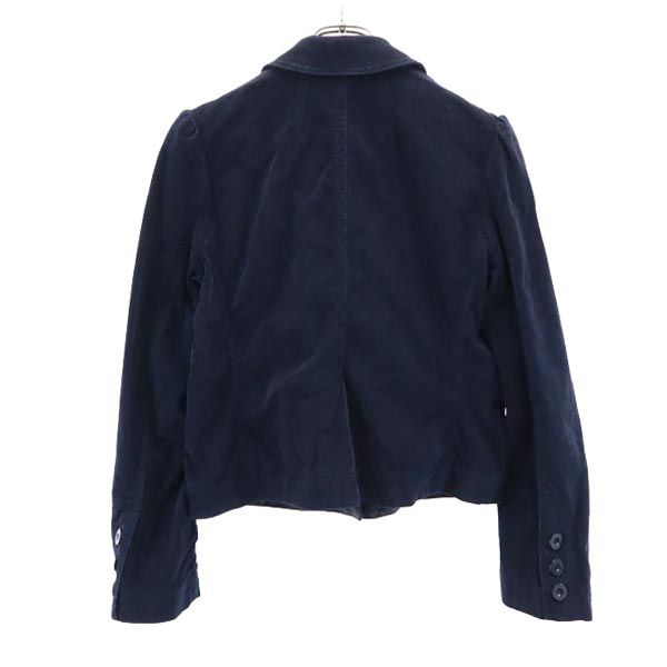 MARC BY MARC JACOBS マークバイマークジェイコブス コーデュロイジャケット 6 ネイビー レディース