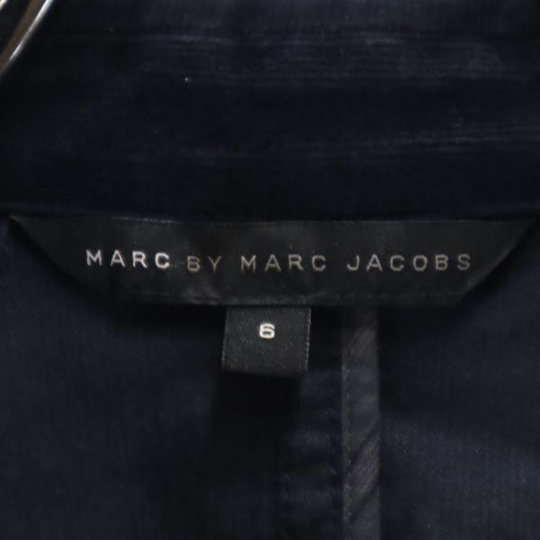MARC BY MARC JACOBS マークバイマークジェイコブス コーデュロイジャケット 6 ネイビー レディース