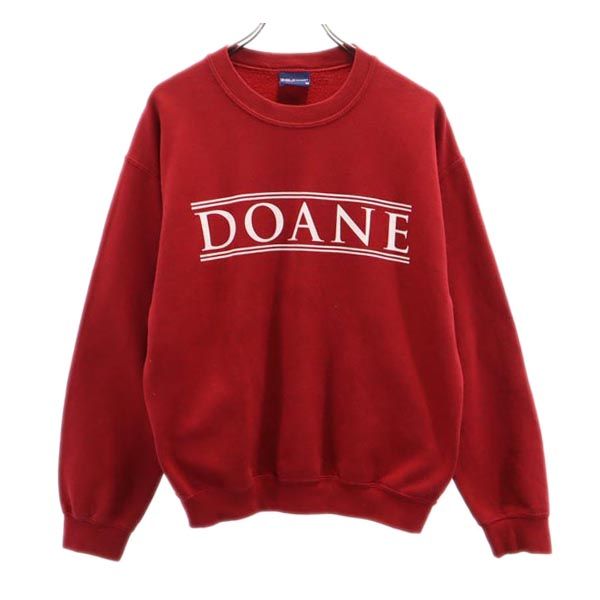 MV SPORT エムブイスポーツ 長袖 スウェット トレーナー M レッド メンズ