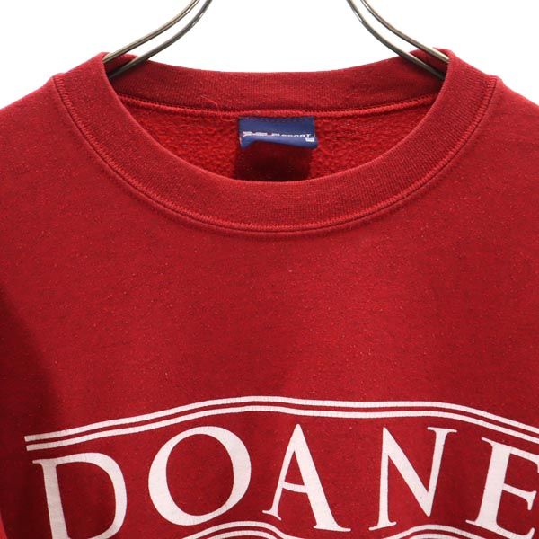 MV SPORT エムブイスポーツ 長袖 スウェット トレーナー M レッド メンズ