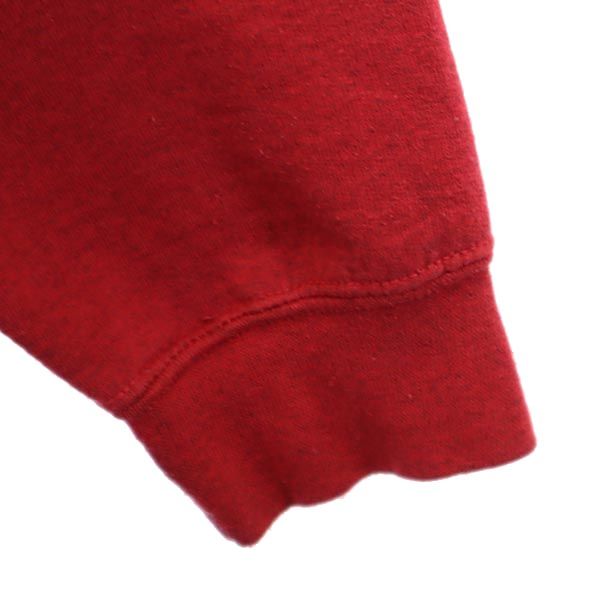 MV SPORT エムブイスポーツ 長袖 スウェット トレーナー M レッド メンズ