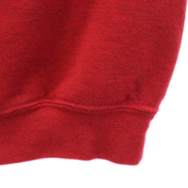 MV SPORT エムブイスポーツ 長袖 スウェット トレーナー M レッド メンズ