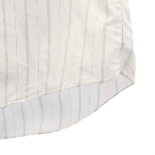 Burberrys バーバリーズ 90s オールド ストライプ柄 長袖 シャツ 42-80 白×グレー メンズ