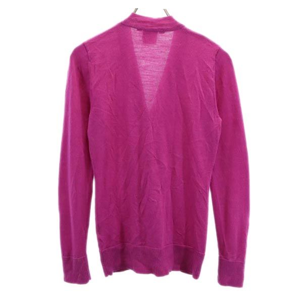 Tory Burch トリーバーチ ウール 長袖 ニット カーディガン XS ピンク レディース