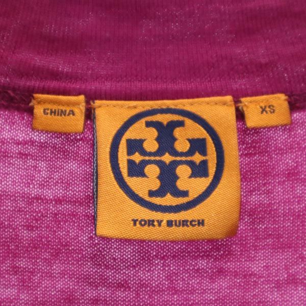 Tory Burch トリーバーチ ウール 長袖 ニット カーディガン XS ピンク レディース