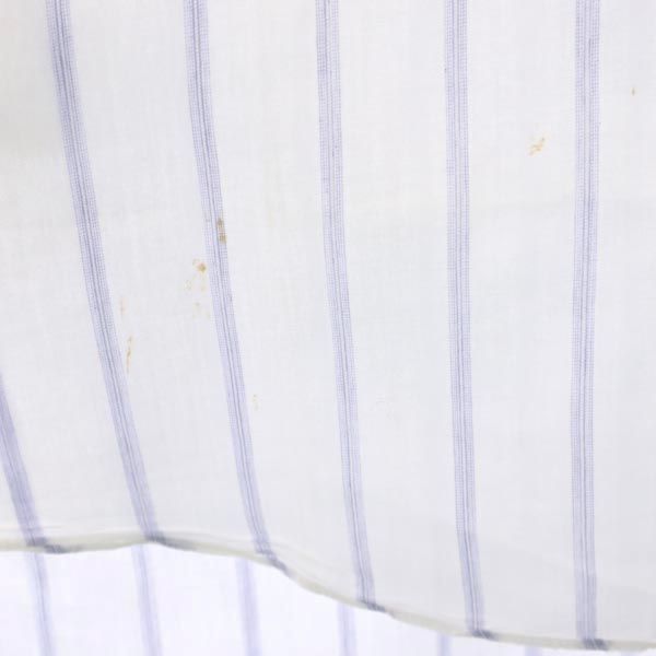 Burberrys バーバリーズ 90s リネンブレンド ストライプ 長袖 シャツ 42 ホワイト系 メンズ