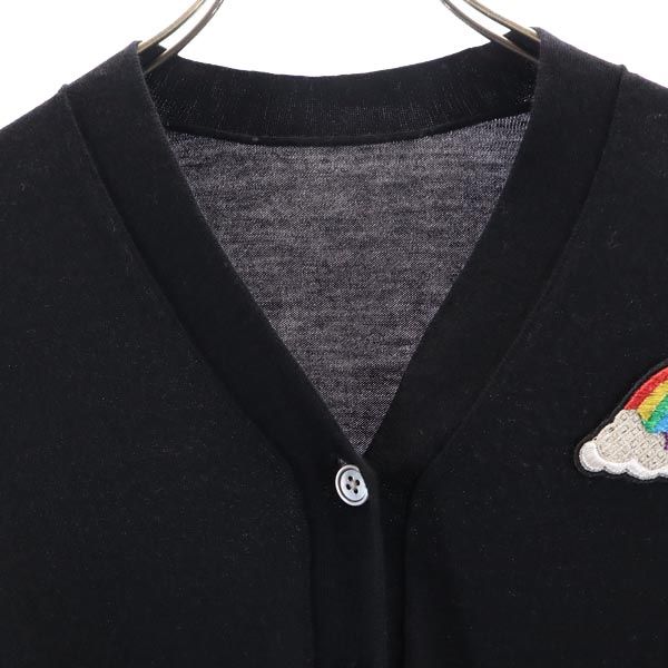 MARC JACOBS マークジェイコブス ウール 長袖 ニット カーディガン ブラック系 レディース