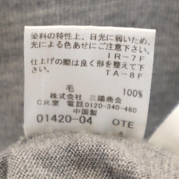 BURBERRY BLUE LABEL バーバリーブルーレーベル 三陽商会 長袖 セーター 38 グレー系 ニット レディース