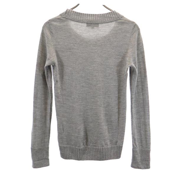 BURBERRY BLUE LABEL バーバリーブルーレーベル 三陽商会 長袖 セーター 38 グレー系 ニット レディース