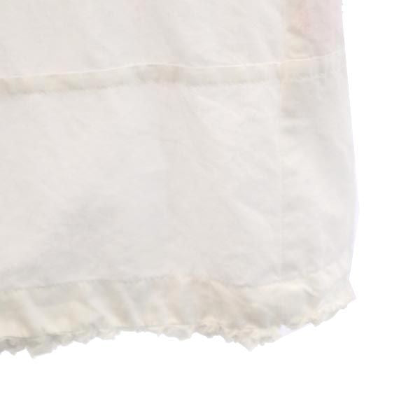 HaaT ISSEY MIYAKE ハート イッセイミヤケ 長袖 バンドカラー シャツ 2 ホワイト系 レディース