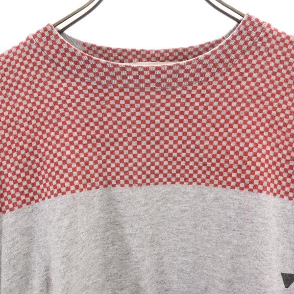 TOGA VIRILIS トーガ ビリリース 長袖 Tシャツ 44 グレー×赤×青 メンズ