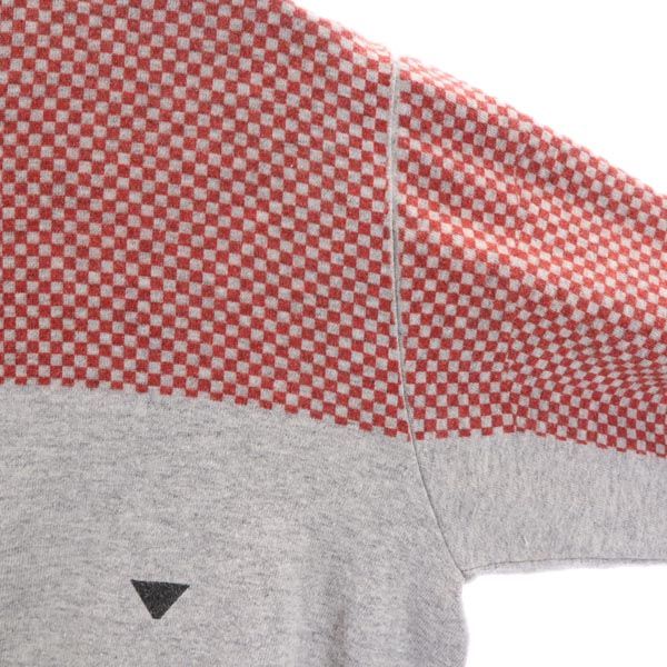 TOGA VIRILIS トーガ ビリリース 長袖 Tシャツ 44 グレー×赤×青 メンズ