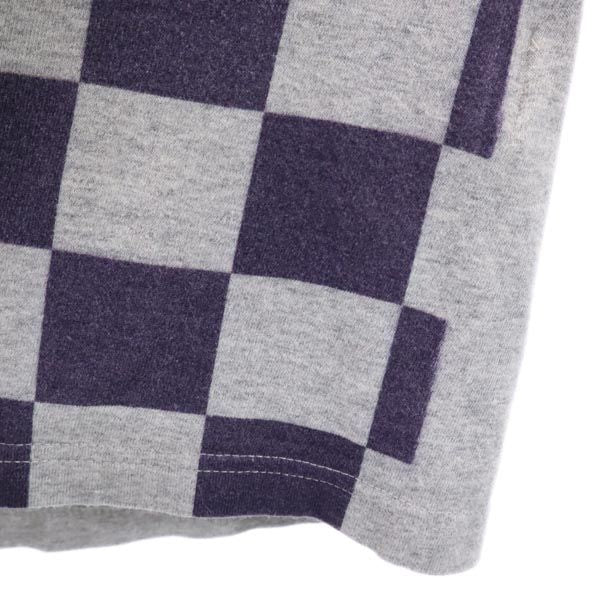 TOGA VIRILIS トーガ ビリリース 長袖 Tシャツ 44 グレー×赤×青 メンズ