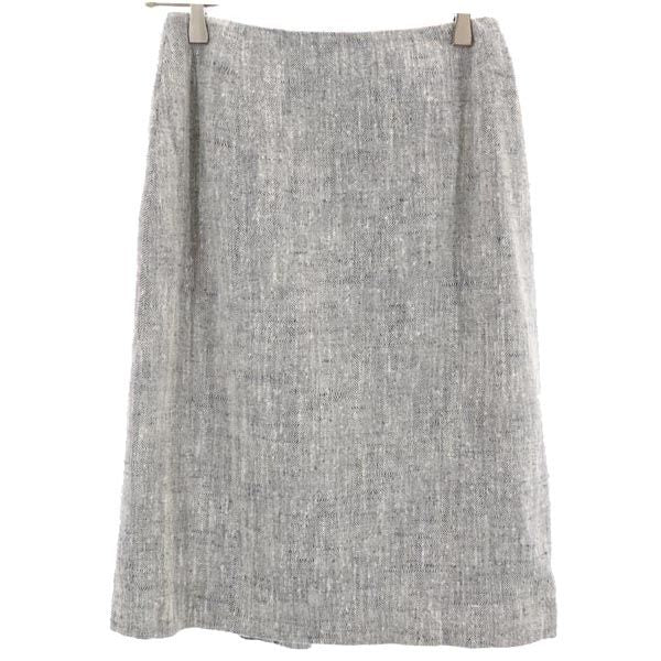 Salvatore Ferragamo サルヴァトーレフェラガモ イタリア製 スカートスーツ 上下 セットアップ 38 黒系 ジャケット レディース