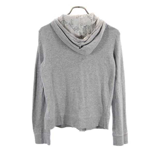 MAX&CO マックスアンドコー 長袖 スウェット ジップパーカー M グレー系 レディース