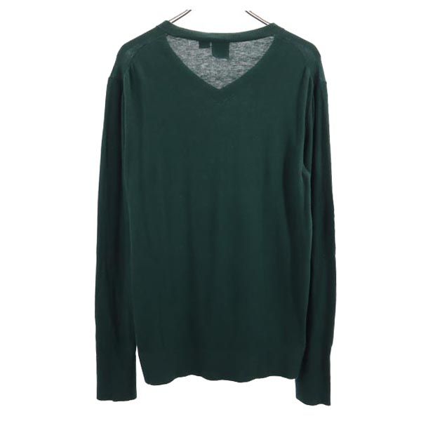 ARMANI EXCHANGE アルマーニエクスチェンジ 長袖 Vネック セーター M グリーン系 ニット メンズ