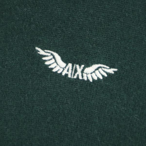 ARMANI EXCHANGE アルマーニエクスチェンジ 長袖 Vネック セーター M グリーン系 ニット メンズ