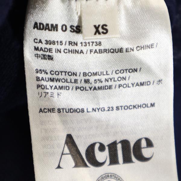 ACNE アクネ 長袖 セーター XS ネイビー系 ニット メンズ