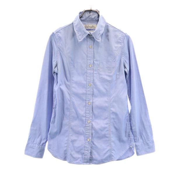 REMI RELIEF レミレリーフ 日本製 長袖 シャツ M ブルー系 レディース