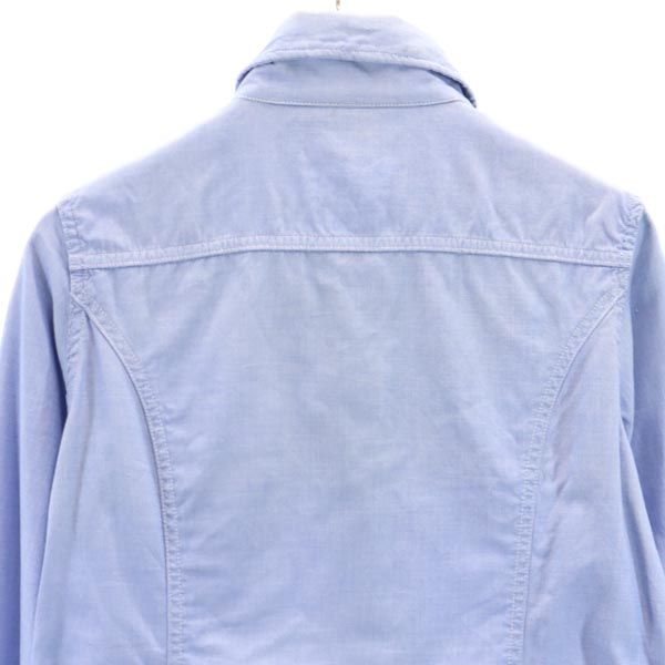 REMI RELIEF レミレリーフ 日本製 長袖 シャツ M ブルー系 レディース