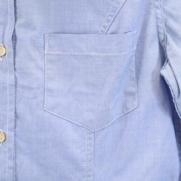 REMI RELIEF レミレリーフ 日本製 長袖 シャツ M ブルー系 レディース