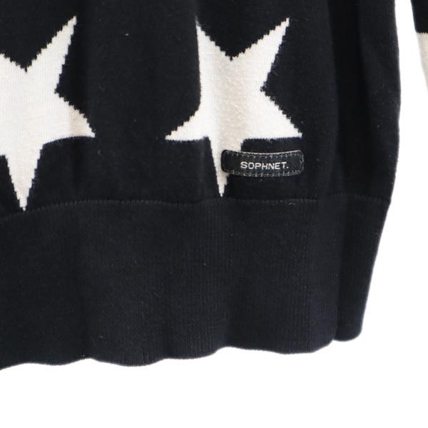 SOPHNET. ソフネット 長袖 セーター S ブラック系 ニット メンズ