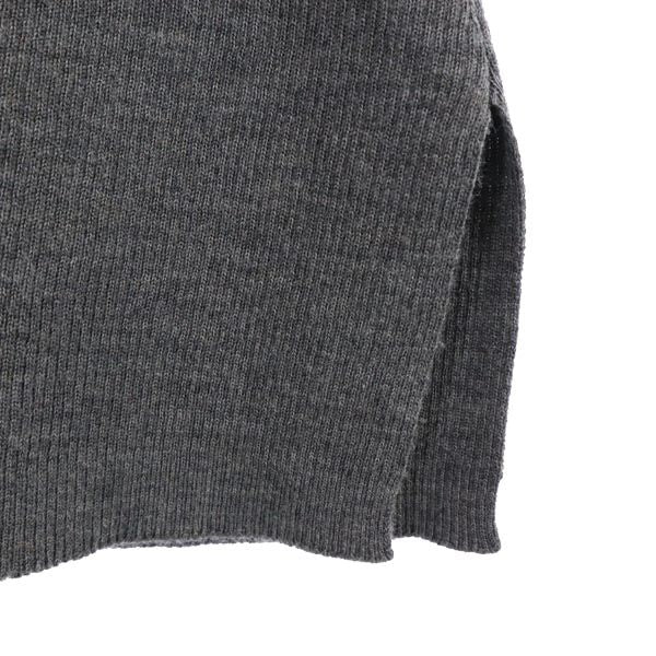 Rene ルネ 日本製 ウールブレンド 長袖 ニット カットソー 34 グレー系 レディース