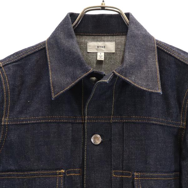 HYKE ハイク 日本製 デニムジャケット 1 Gジャン レディース