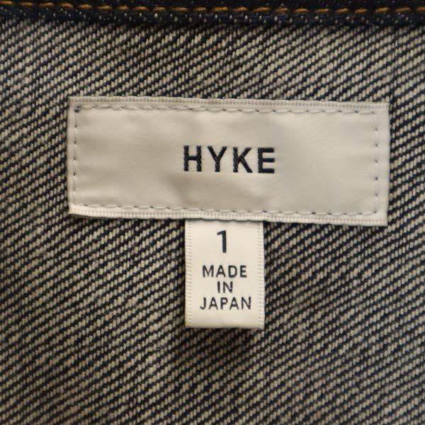 HYKE ハイク 日本製 デニムジャケット 1 Gジャン レディース