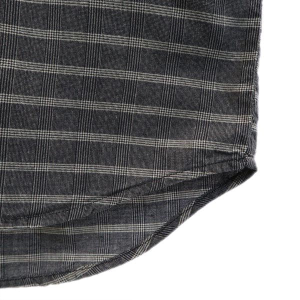 BUGLE BOY ビューグルボーイ オールド チェック 長袖 ボタンダウンシャツ M グレー系 メンズ